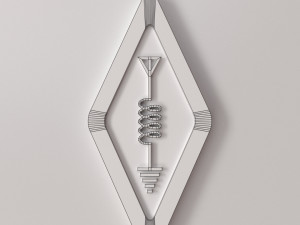Ham Radio Logo Modelo 3D