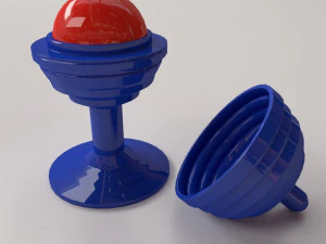 Kaybolan Top Sihirli Pervane 3D Model