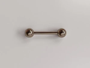 Piercing al capezzolo Modello 3D