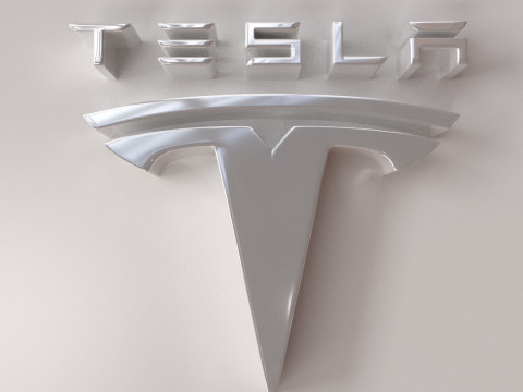 Tesla Logo 3D Модель
