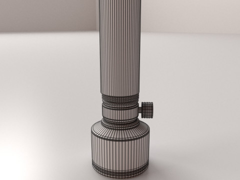 Camping Gas Lantern Model 3D
