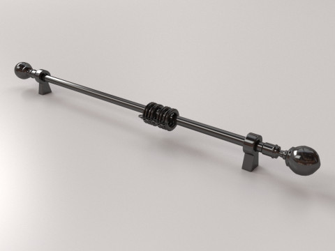 Curtain Rod Model 3D