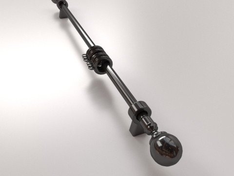 Curtain Rod Model 3D