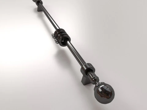 Curtain Rod 3D Model