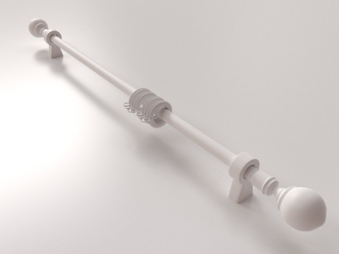 Curtain Rod Model 3D