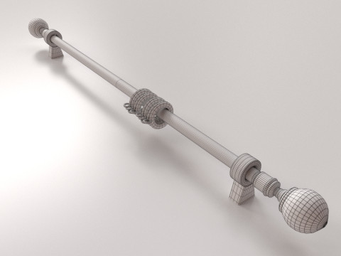 Curtain Rod Model 3D