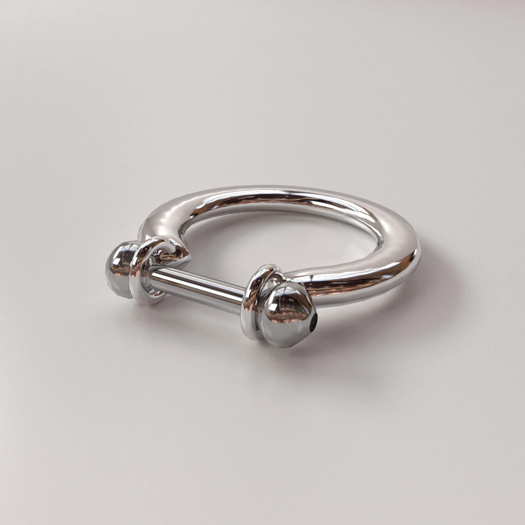 Nipple Piercing v3 3D Model .c4d .max .obj .3ds .fbx .stl .blend 