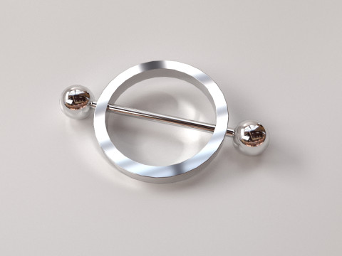 Nipple Piercing v4 3D Модель