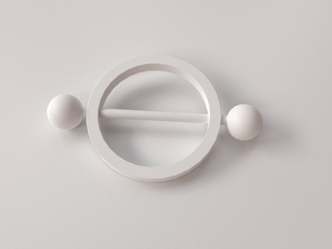 Nipple Piercing v4 Modelo 3D