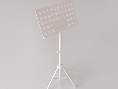 Music Note Stand 3D Model