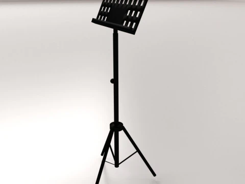 Music Note Stand 3D Model