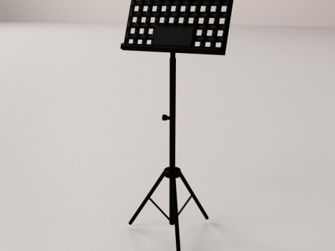 Music Note Stand 3D Модель