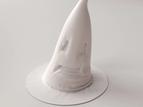 Sprechender Hut 3D Modell