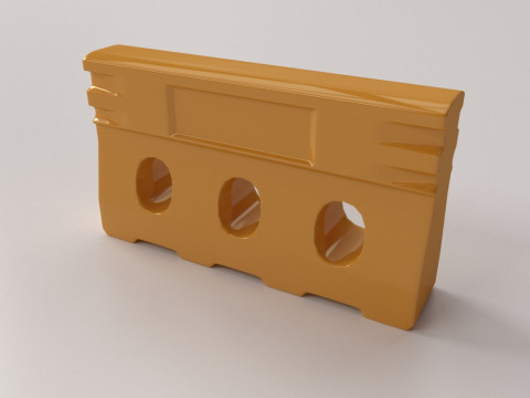 Jersey Barrier 3Dモデル