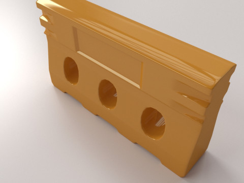 Jersey Barrier Modelo 3D