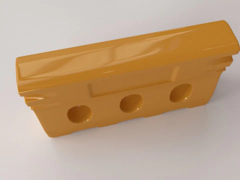 जर्सी बैरियर 3D मॉडल