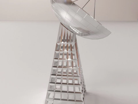Communication Tower 3D Model