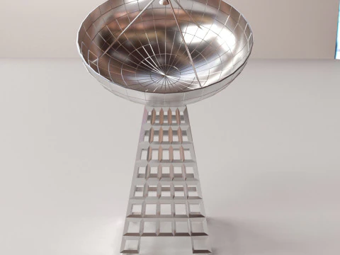 Communication Tower 3D Model