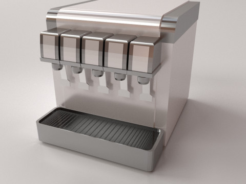 Post Mix Machine 3D Model