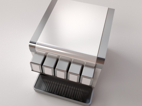 Post Mix Machine 3D-Modell