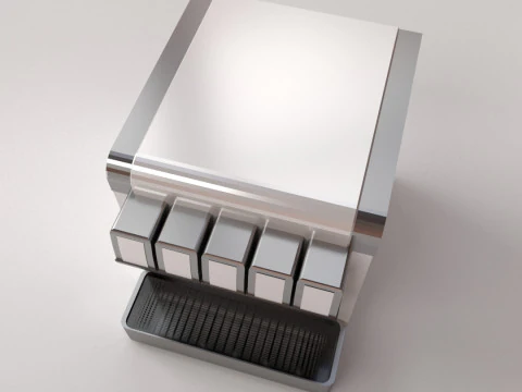 Post Mix Machine 3D Model