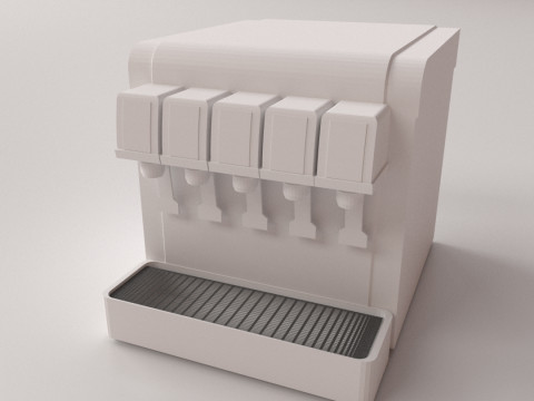 Post Mix Machine 3D-Modell