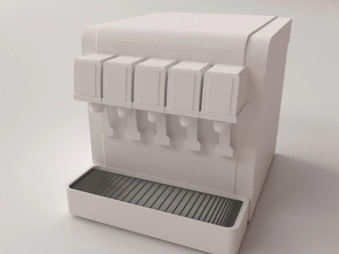 Post Mix Machine 3D Model
