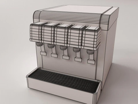 Post Mix Machine 3D Model