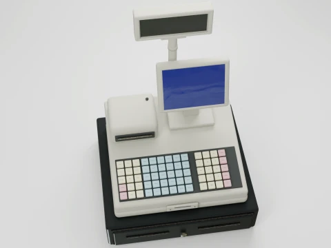 Cash Register 3Dモデル