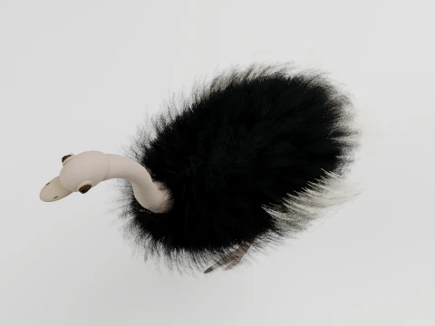 Ostrich 3D Model