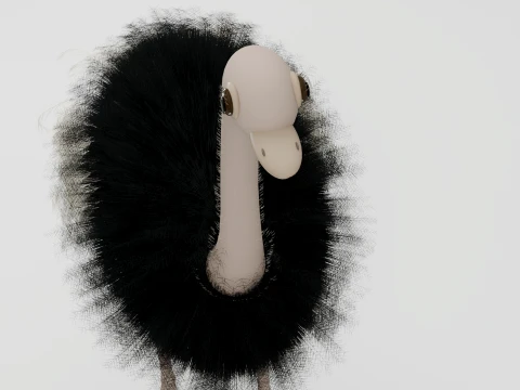 Ostrich 3D Model