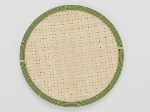 Bamboo Tray 3D Model