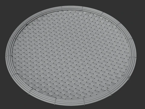 Bamboo Tray 3D Model