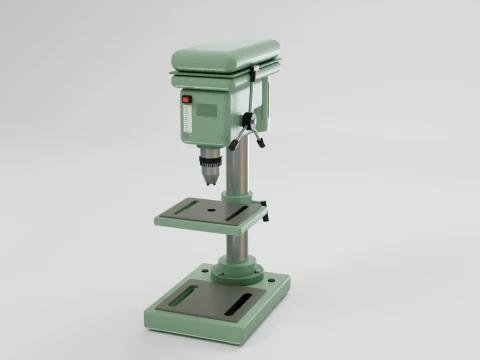 Drill Press 3D Model