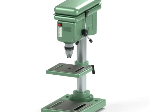 Drill Press 3D Model