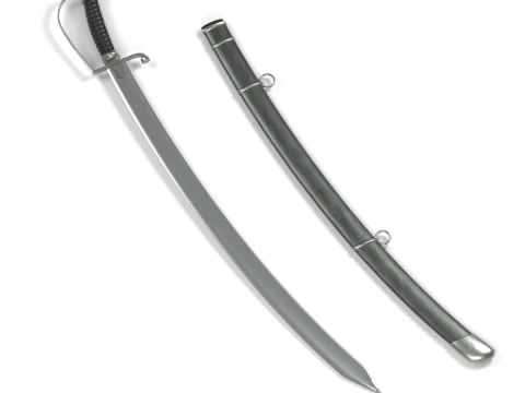 Pattern 1796 Cavalry Sword 3D Model