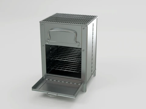 Portable Woodstove 3D Modell