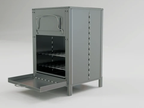 Portable Woodstove 3D Model