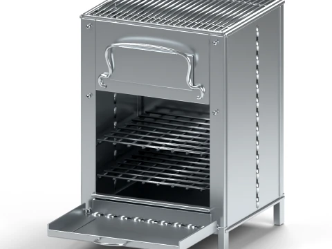 Portable Woodstove 3D Model