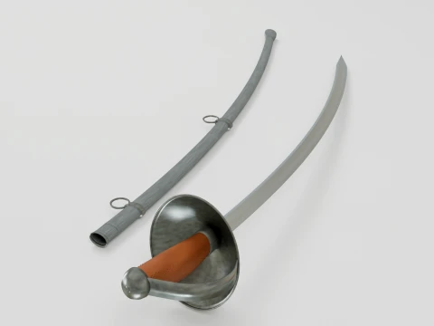 Cavalry Sword Modèle 3D
