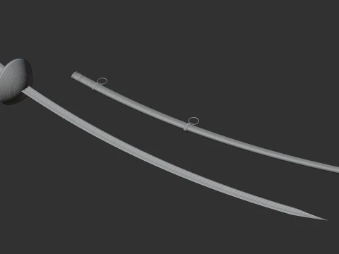 Cavalry Sword Modèle 3D