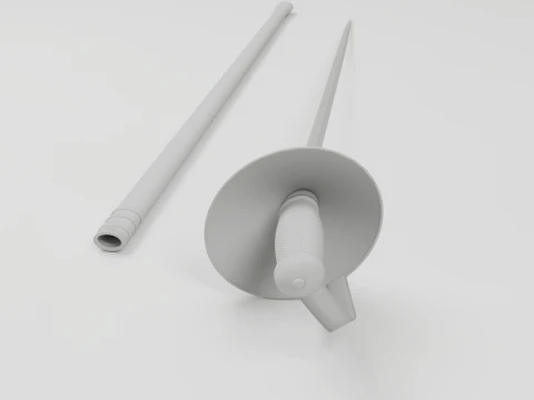 Pattern 1908 Cavalry Sword 3D Model