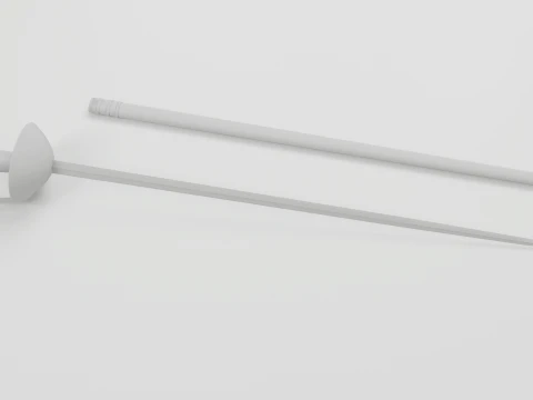 Pattern 1908 Cavalry Sword 3D Model