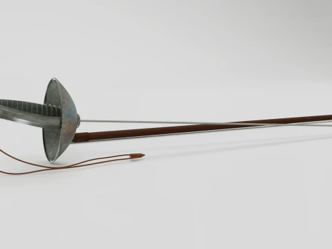 Pattern 1912 Cavalry Sword 3D Model