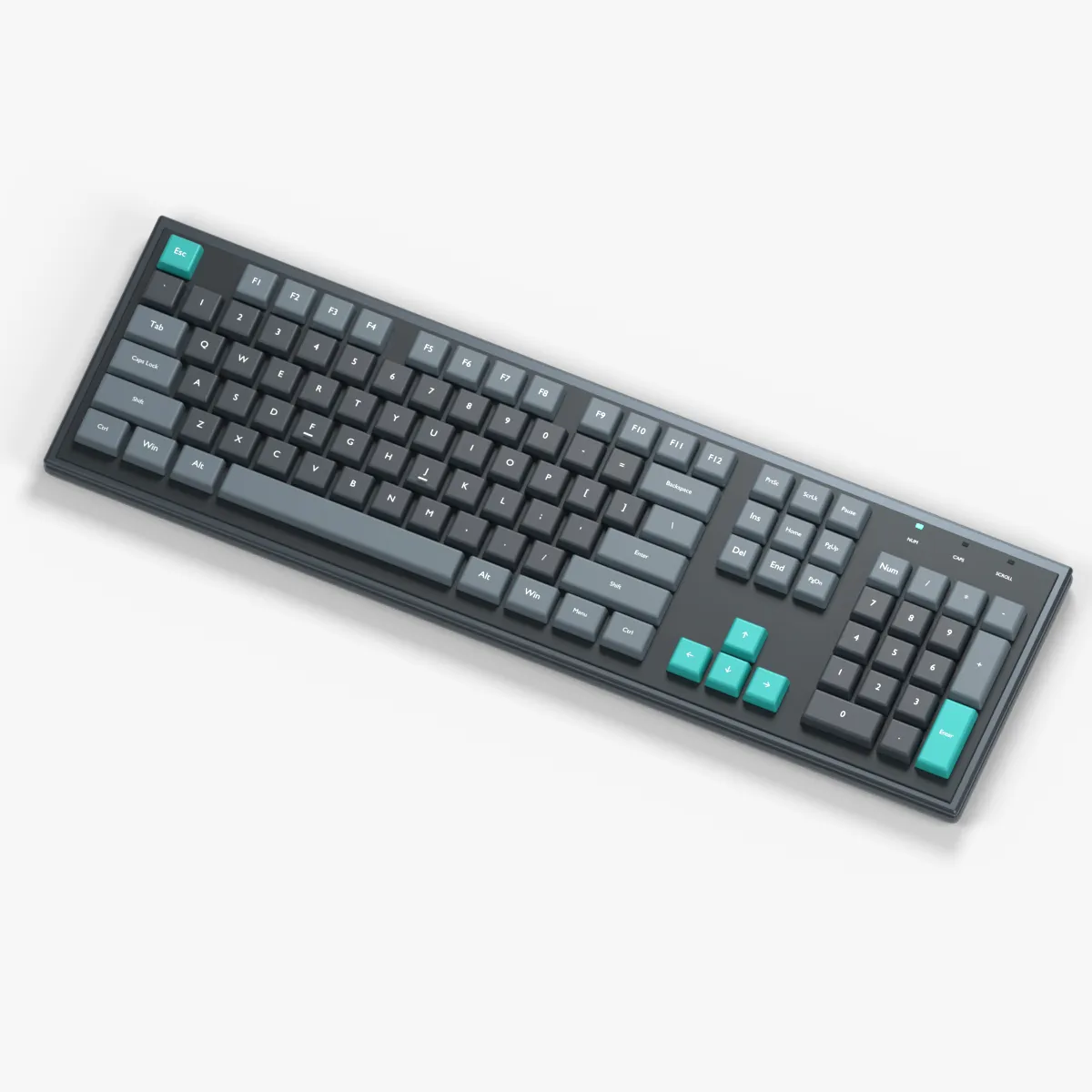 Computer Keyboard 3D Model .c4d .max .obj .3ds .fbx .stl .blend 