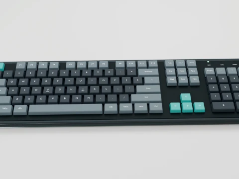 Computer Keyboard 3D Model