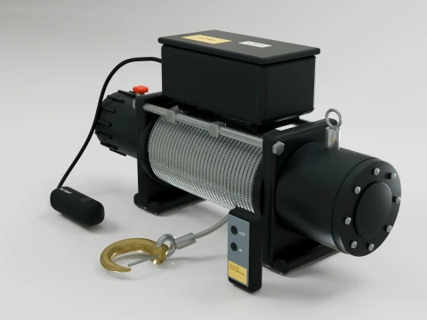 Winch 3D Model