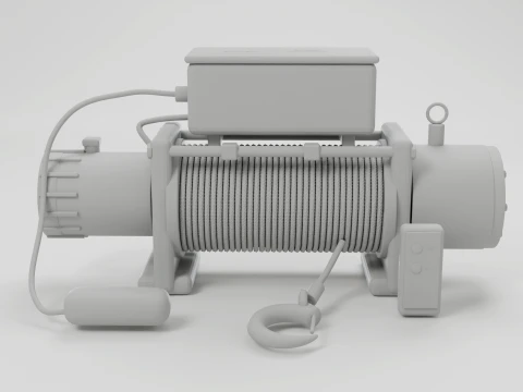 Winch 3D Model