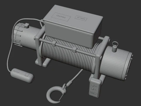 Winch 3D Model