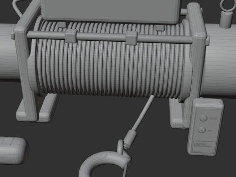 Winch 3D Model